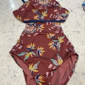 Patagonia Floral One-Piece Swimsuit